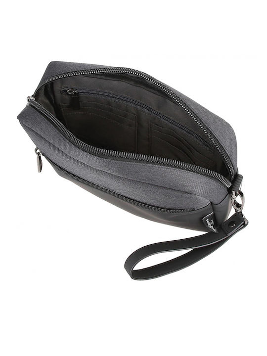Toiletry Bag Jarvis in Black color 15cm
