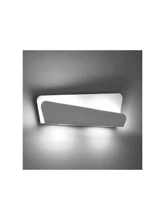 Sollux Bascia Φωτιστικό Τοίχου Λευκό 40x17x8εκ. Sollux Bascia Φωτιστικό Τοίχου Λευκό 40x17x8εκ.