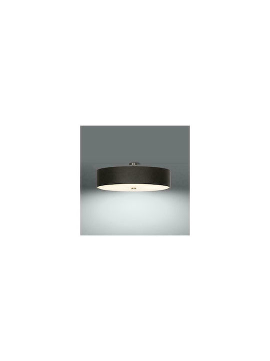 Sollux Skala 50 Modern Fabric Ceiling Light with Socket E27 50pcs Black