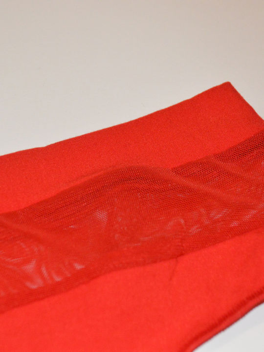 High Waist Women's Brazil Red