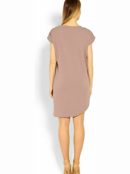 PeeKaBoo Sommer Mini Kleid Beige