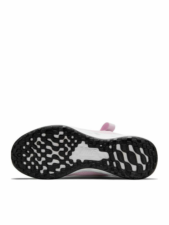 Revolution Revolution 6 FlyEase Kids Sports Shoes Running with Hoop & Loop Closure Pink Foam / Black