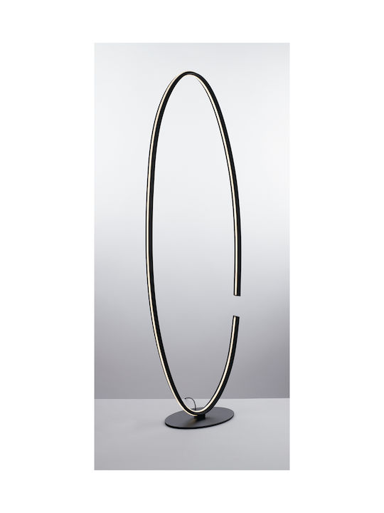 Fan Europe Clarke LED Floor Lamp H133xW42cm. with Natural White Light 3650lm Black
