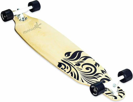 Muuwmi Wood 559 Complete Longboard Μπεζ Abec 7