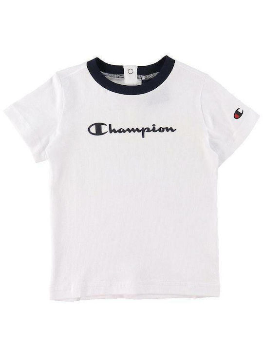 Champion Kids Set with Shorts Summer 2pcs White