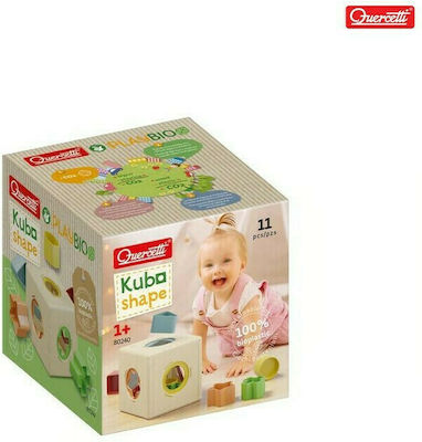 Quercetti Formsortierspielzeug Kubo Shape für 12++ Monate