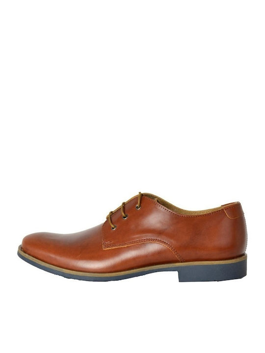 Nice Step Leder Herrenschuhe Tabac Braun