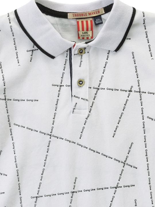 Παιδικό Polo Κοντομάνικο Λευκό