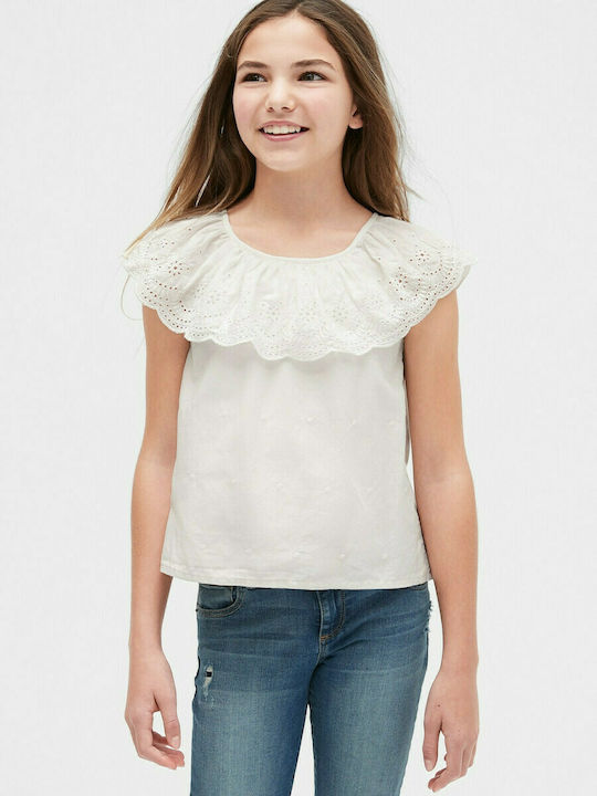 GAP Kids Blouse Sleeveless White