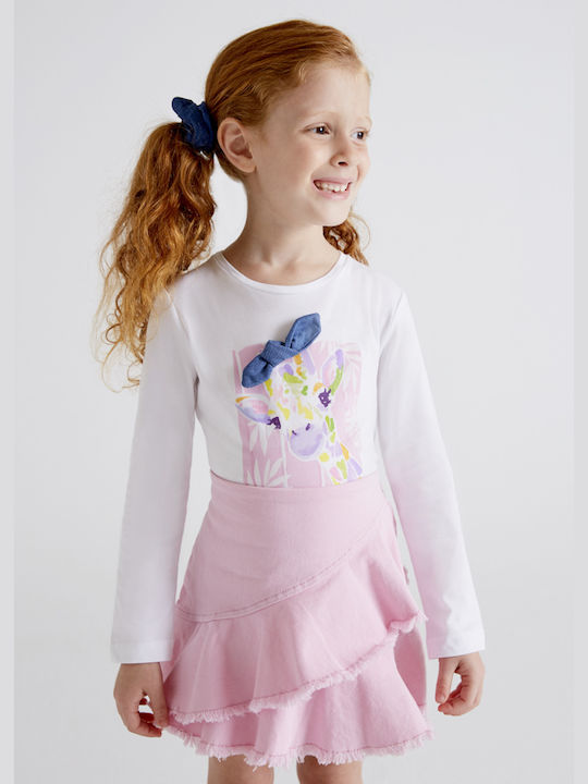 Mayoral Kids Blouse Long Sleeve White