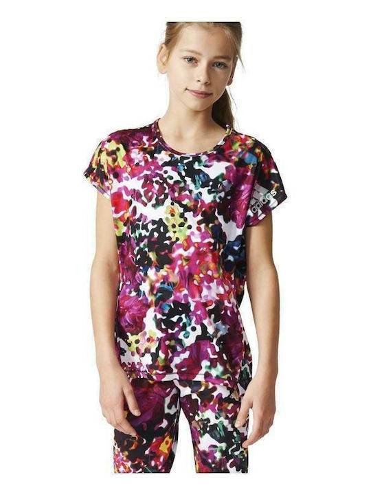 Adidas Kids Blouse Short Sleeve Multicolour