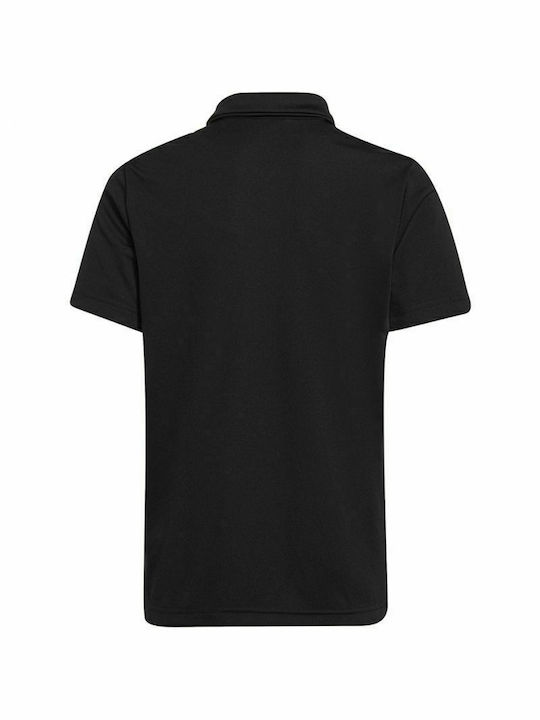 Adidas Kids Polo Short Sleeve Black Entrada