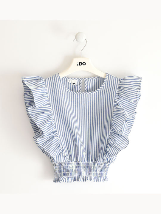 iDO Kids Blouse Sleeveless Blue