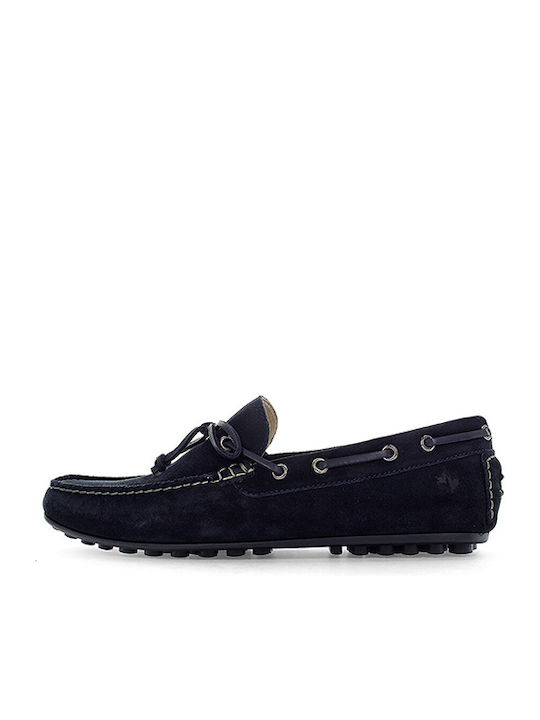 Drive Suede Ανδρικά Boat Shoes σε Μπλε Χρώμα