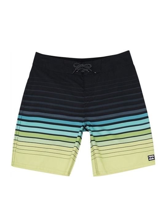 Billabong All Day Stripe Og Bo Kids Swimwear Swim Shorts Multicolour