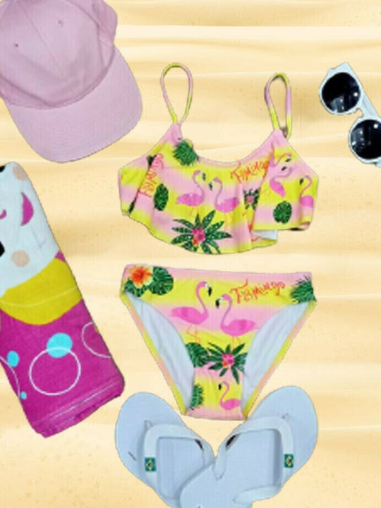 Power Flower 2360-03 Παιδικό Μαγιό Μπικίνι Κίτρινο