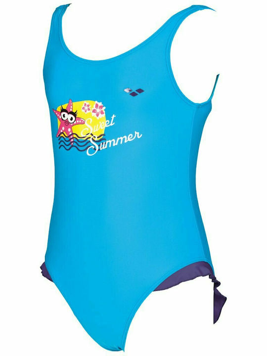 Arena Kids Swimwear One-Piece Light Blue