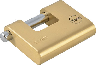 Yale Υ114 Steel Padlock Monoblock with Key 90mm 1pcs