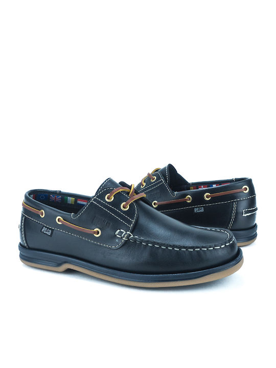 Δερμάτινα Ανδρικά Boat Shoes Navy