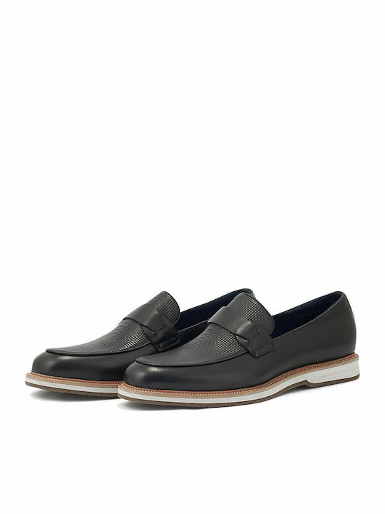 Men's Leather Moccasins Black