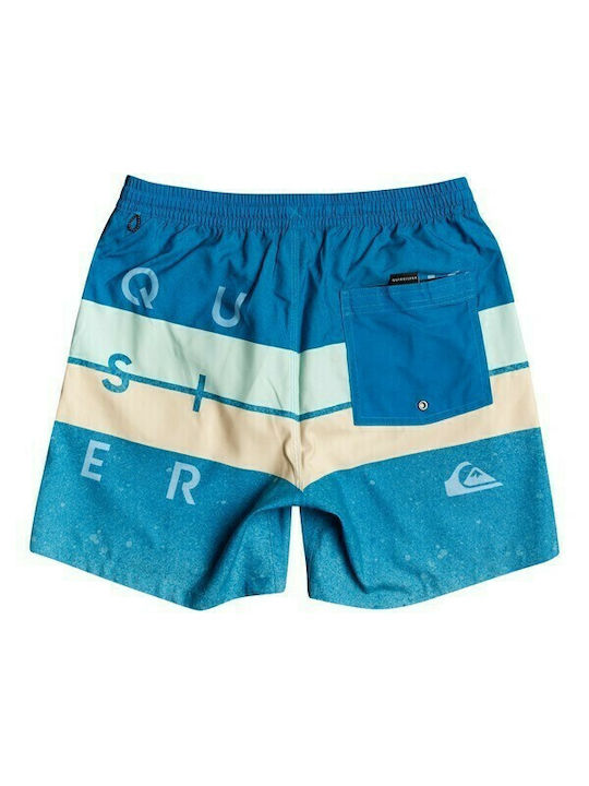 Quiksilver Word Block Volley Kids Swimwear Swim Shorts Blue