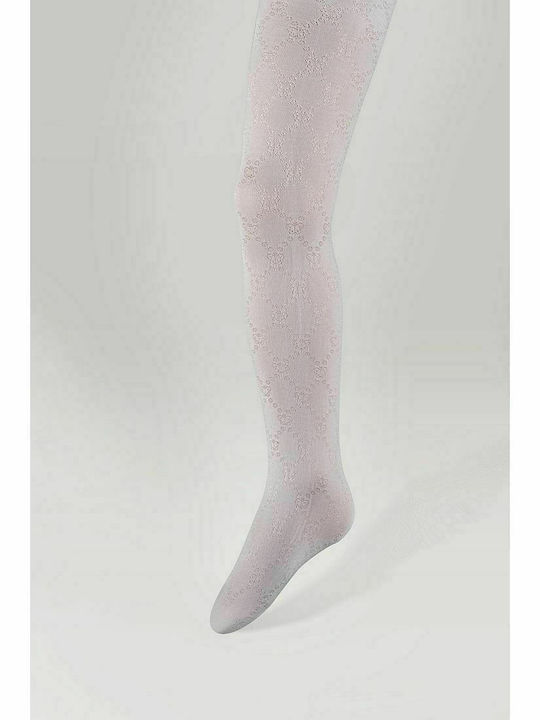 IDER Kinderstrumpfhose Polka Dot Weiß 20 Den