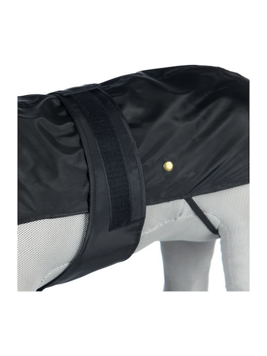 Trixie Paris Black Waterproof Dog Coat Medium with 45cm Back Length