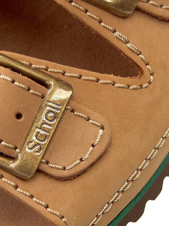 Airbag Leder Herrensandalen Cuoio