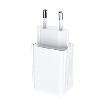 Xipin Charger with USB-A Port and Cable USB-C 20W Quick Charge 3.0 / SuperCharge Whites (EU-08T)