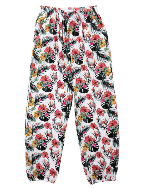 Funky Girls Linen Trouser Multicolour