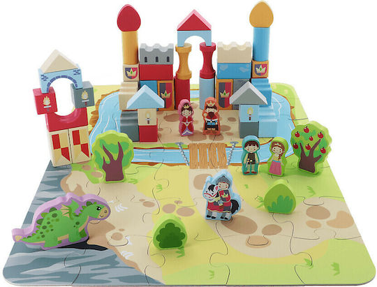 Trefl Wooden Building Blocks Knight for 3+ Years 51 Pieces