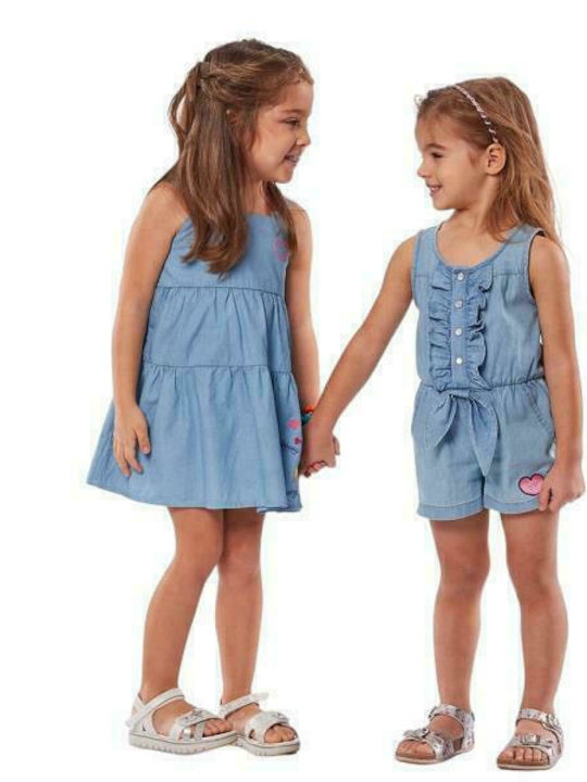 Kinder-Shorts/Bermudas Strampelanzug Denim Blau