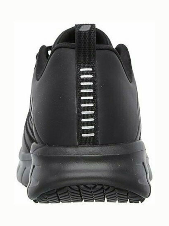 Skechers Erath Παπούτσι Εργασίας Μαύρο με Πιστοποίηση SR