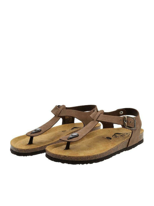 Bali Leather Women's Flat Sandals Anatomic Castagna