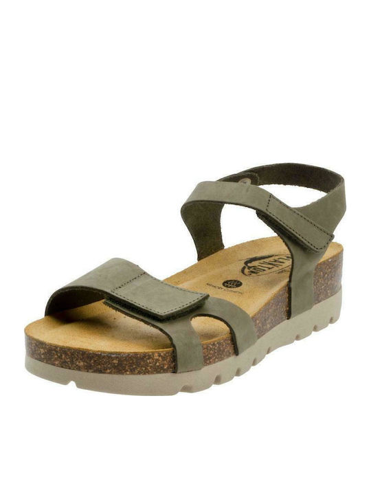 Comtes Anatomische Damenplattformen Khaki
