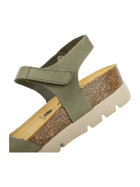 Comtes Anatomische Damenplattformen Khaki