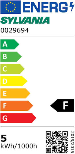 Sylvania Λάμπα LED 5W για Ντουί GX53 Θερμό Λευκό 470lm