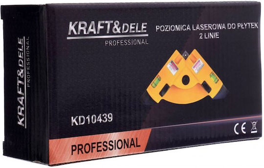 Kraft & Dele Liniar Nivelă Laser Fascicul Roșu 1.5V