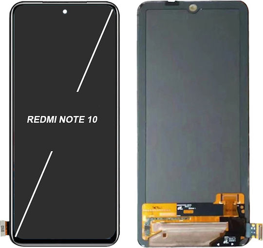 Οθόνη με Μηχανισμό Αφής για Redmi Note 10 (Μαύρο)