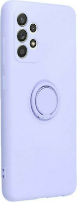 Forcell Silicone Ring Silicone Back Cover Purple (Galaxy A13 4G)