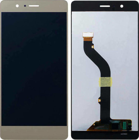 Екран със Сензорен Механизъм за Huawei P9 Lite (Златист)