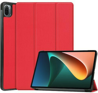 Tri-Fold Klappdeckel Synthetisches Leder Rot (Xiaomi Pad 5) 101912094E