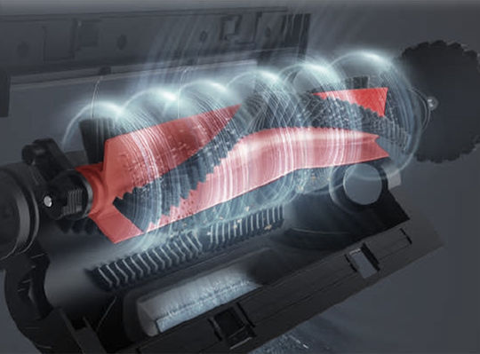 Rohnson Mamba Roboter-Staubsauger mit Kartierung Laser und Saugkraft 3000Pa Schwarze
