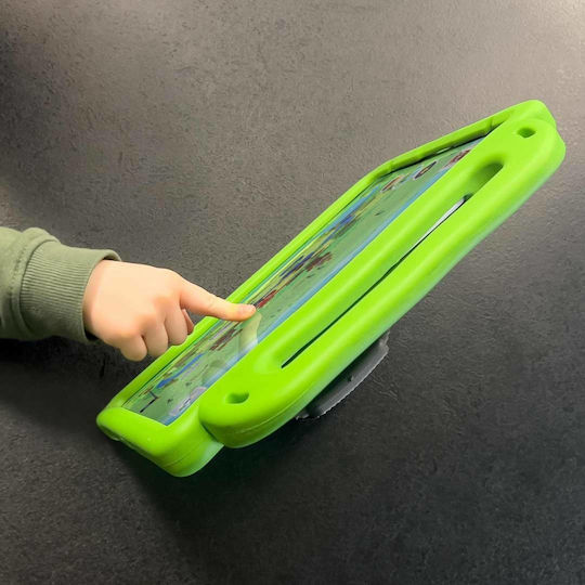 Hurtel Diamond Armored Soft Back Cover Green Galaxy Tab S7
