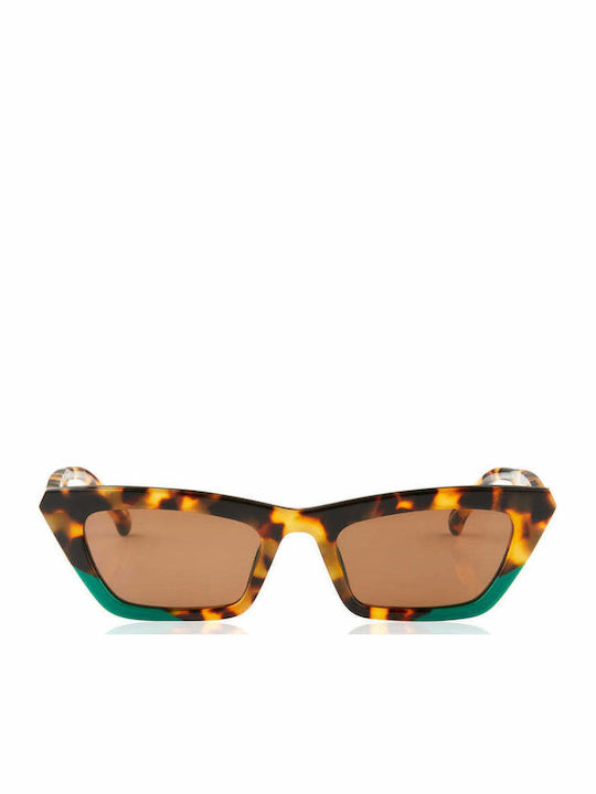 Oscar & Frank Fae Women's Sunglasses with Plastic Frame Tort Green