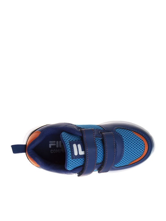 Comfort Happy Kinder Sneakers mit Klettverschluss Blau