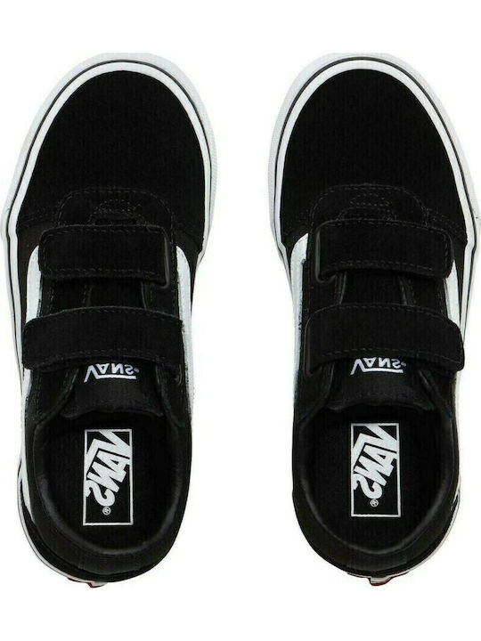 Ward Παιδικά Sneakers με Σκρατς Μαύρα