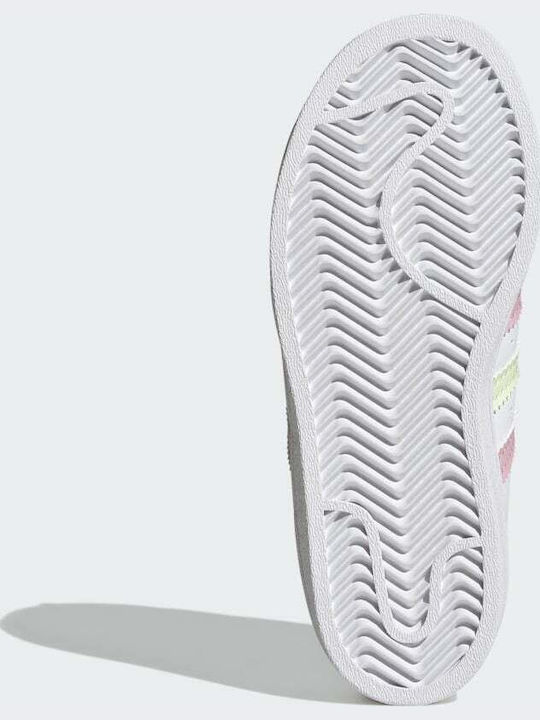 Superstar Superstar Kids Sneakers Cloud White / Almost Lime / True Pink