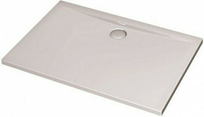 Ideal Standard Rectangular Acrylic Shower White Ultra Flat 100x80x4cm