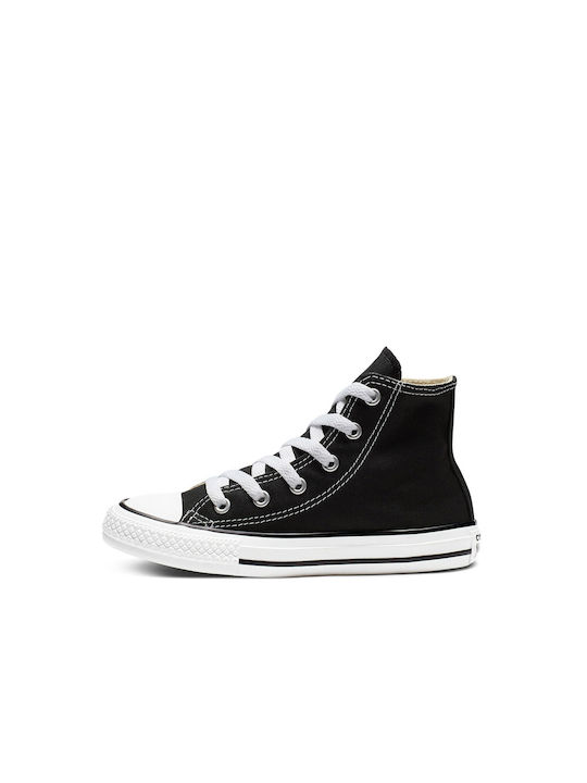 Converse Παιδικά Sneakers High Chuck Taylor All Star High Top Μαύρα